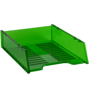 A4 Multi Fit Document Tray - Tinted Green